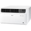 imageLG 14000 BTU DUAL Inverter Smart Window Air Conditioner 115V Cools 700 Sq Ft for Bedroom Living Room Apartment Quiet Operation ENERGY STAR works with LG ThinQ Amazon Alexa and Hey GoogleBright White