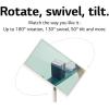 imageLG 27Inch Class StanbyMe 1080pPortable TouchScreenMonitor 27ART10AKPL Builtin Battery Full Swivel Rotation 60Hz Refresh Rate Calming BeigeStanbyMe