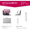 imageLG 27Inch Class StanbyMe 1080pPortable TouchScreenMonitor 27ART10AKPL Builtin Battery Full Swivel Rotation 60Hz Refresh Rate Calming BeigeStanbyMe Go