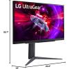 imageLG 27quot UltraGear QHD 2560x1440 Gaming Monitor 240Hz 1ms VESA DisplayHDR 400 GSYNC and AMD FreeSync Premium HDMI 21 DisplayPort 4Pole HP Out DTS HPX TiltHeightPivot Stand Black27 Inch