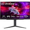 imageLG 27quot UltraGear QHD 2560x1440 Gaming Monitor 240Hz 1ms VESA DisplayHDR 400 GSYNC and AMD FreeSync Premium HDMI 21 DisplayPort 4Pole HP Out DTS HPX TiltHeightPivot Stand Black27 Inch
