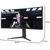 imageLG 49quot UltraGear DQHD 5120x1440 Curved Gaming Monitor 240Hz 1ms VESA DisplayHDR 1000 HDMI 21 DisplayPort 4Pole HP Out DTS HPX AMD FreeSync Premium Pro TiltSwivelHeight Stand Black34 Inch