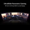 imageLG 49quot UltraGear DQHD 5120x1440 Curved Gaming Monitor 240Hz 1ms VESA DisplayHDR 1000 HDMI 21 DisplayPort 4Pole HP Out DTS HPX AMD FreeSync Premium Pro TiltSwivelHeight Stand Black49 Inch
