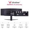 imageLG 49quot UltraGear DQHD 5120x1440 Curved Gaming Monitor 240Hz 1ms VESA DisplayHDR 1000 HDMI 21 DisplayPort 4Pole HP Out DTS HPX AMD FreeSync Premium Pro TiltSwivelHeight Stand Black49 Inch