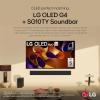 imageLG 65Inch Class OLED evo G4 Series Smart TV 4K Processor Flat Screen with Magic Remote AIPowered with Alexa Builtin OLED65G4SUB 2024 31 ch Sound Bar with Wireless Dolby Atmos97 Inch