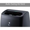 imageLG 8000 BTU Smart Portable Air Conditioner 115V Cools 350 SqFt 14 x 25 Room Size Portable Air Conditioner for Home with Voice Control Works ThinQ Amazon Alexa and Hey GoogleBlack