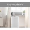 imageLG 8000 BTU Smart Portable Air Conditioner 115V Cools 350 SqFt 14 x 25 Room Size Portable Air Conditioner for Home with Voice Control Works ThinQ Amazon Alexa and Hey GoogleWhite