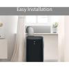imageLG 8000 BTU Smart Portable Air Conditioner 115V Cools 350 SqFt 14 x 25 Room Size Portable Air Conditioner for Home with Voice Control Works ThinQ Amazon Alexa and Hey GoogleGray