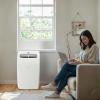 imageLG 8000 BTU Smart Portable Air Conditioner 115V Cools 350 SqFt 14 x 25 Room Size Portable Air Conditioner for Home with Voice Control Works ThinQ Amazon Alexa and Hey GoogleBright White