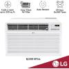 imageLG 9800 BTU Through the Wall Air Conditioner 230208V Cools up to 440 Sq Ft for Bedroom Living Room Apartment with Remote 3 Cool ampamp Fan Speeds Wall AC Unit WhiteWhite