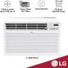imageLG 9800 BTU Through the Wall Air Conditioner 230208V Cools up to 440 Sq Ft for Bedroom Living Room Apartment with Remote 3 Cool ampamp Fan Speeds Wall AC Unit WhiteWhite