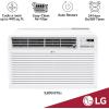 imageLG 9800 BTU Through the Wall Air Conditioner 230208V Cools up to 440 Sq Ft for Bedroom Living Room Apartment with Remote 3 Cool ampamp Fan Speeds Wall AC Unit WhiteWhite