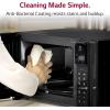 imageLG LMC0975ASZ 09 CF Countertop Microwave Smart Inverter EasyClean Interior with Hexagonal Ring Stainless Steel