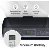 imageLG LP0624WFR Portable Air Conditioner wRemote Cools 250 SqFt Quiet Operation 115V 6000 BTU 9700 ASHRAE WhiteBlack