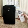 imageLG LP0624WFR Portable Air Conditioner wRemote Cools 250 SqFt Quiet Operation 115V 6000 BTU 9700 ASHRAE WhiteGray