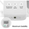 imageLG LP0624WFR Portable Air Conditioner wRemote Cools 250 SqFt Quiet Operation 115V 6000 BTU 9700 ASHRAE WhiteWhite