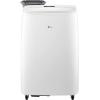 imageLG LP0624WFR Portable Air Conditioner wRemote Cools 250 SqFt Quiet Operation 115V 6000 BTU 9700 ASHRAE WhiteWhite