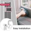 imageLG LP0624WFR Portable Air Conditioner wRemote Cools 250 SqFt Quiet Operation 115V 6000 BTU 9700 ASHRAE WhiteWhite