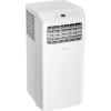 imageLG LP0624WFR Portable Air Conditioner wRemote Cools 250 SqFt Quiet Operation 115V 6000 BTU 9700 ASHRAE WhiteWhite