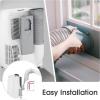 imageLG LP0624WFR Portable Air Conditioner wRemote Cools 250 SqFt Quiet Operation 115V 6000 BTU 9700 ASHRAE WhiteWhite