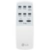 imageLG LP0624WFR Portable Air Conditioner wRemote Cools 250 SqFt Quiet Operation 115V 6000 BTU 9700 ASHRAE WhiteWhite
