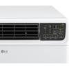 imageLG LW1522FVSM Window Conditioner with Dual Inverter Technology WiFi Enabled wRemote Ultra Quiet Operation 700 SqFt 4Way Air Deflection 3 Cooling and Fan Speeds 115V 14000 BTU WhiteWhite