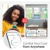 imageLG LW1522FVSM Window Conditioner with Dual Inverter Technology WiFi Enabled wRemote Ultra Quiet Operation 700 SqFt 4Way Air Deflection 3 Cooling and Fan Speeds 115V 14000 BTU WhiteWhite