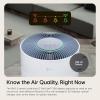 imageLG PuriCare 360 Air Purifiers for Home Large and Small Room Bedroom Up to 2059 ft in 1 Hr with NanoFiber True HEPA Filter 360 Degrees of Filtration WiFi Air Quality Monitor Low Noise