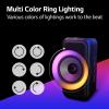 imageLG XBOOM XL7 Portable Tower Speaker with Pixel LED Lighting and up to 20 Hrs of Battery Life BlackMultiColor Ring Lighting