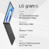 imageLG gram 156 Lightweight Laptop Intel 13th Gen Core i7 Windows 11 Home 16GB RAM 512GB SSD BlackBlack