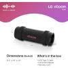 imageLG xboom Grab by william xboom Signature Sound Portable Bluetooth Speaker up to 20 Hours of Playback IP67 Dust and Water Resistant MILSTD 810H Durability Adjustable Carrying Strapxboom Grab Core