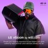 imageLG xboom Stage 301 by william xboom Signature Sound Portable Party Speaker 65 woofer and Dual 25 midrange Drivers up to 12 Hours of Playback Wedge Design  Tripod Port IPX4 Water Resistant