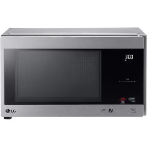 imageLG LMC0975ASZ 09 CF Countertop Microwave Smart Inverter EasyClean Interior with Hexagonal Ring Stainless Steel