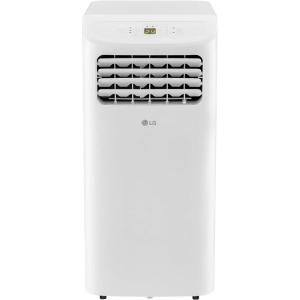 imageLG LP0624WFR Portable Air Conditioner wRemote Cools 250 SqFt Quiet Operation 115V 6000 BTU 9700 ASHRAE WhiteWhite