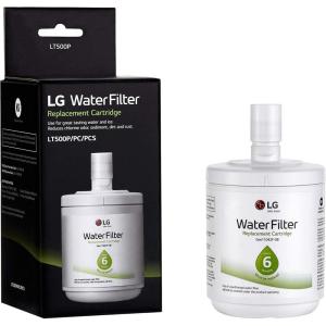 imageLG LT500P  6 Month  500 Gallon Capacity Replacement Refrigerator Water Filter NSF42 ADQ72910911  White
