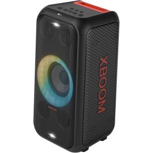 imageLG XBOOM XL7 Portable Tower Speaker with Pixel LED Lighting and up to 20 Hrs of Battery Life BlackMultiColor Ring Lighting