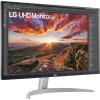 imageLG 27UP600W 27inch Ultrafine 4K UHD 3840x2160 IPS Computer Monitor AMD FreeSync VESA DisplayHDR 400 Reader Mode Flicker Safe HDMI DisplayPort White