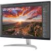 imageLG 27UP600W 27inch Ultrafine 4K UHD 3840x2160 IPS Computer Monitor AMD FreeSync VESA DisplayHDR 400 Reader Mode Flicker Safe HDMI DisplayPort White