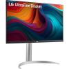 imageLG 27UP650KW 27inch Ultrafine 4K UHD 3840 x 2160 IPS Computer Monitor 60Hz 5ms DisplayHDR 400 Reader Mode Flicker Safe HDMI DisplayPort TiltHeightPivot Adjustable Stand White27inch and HDMI