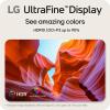 imageLG 27US500W Ultrafine Monitor 27Inch 4K UHD 3840x2160 HDR10 IPS Borderless Design Reader Mode Flicker Safe Switch App HDMI DisplayPort  WhiteYear 2024