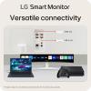 imageLG 34SR60QCW 34inch QHD 3440x1440 Curved Smart Monitor with Streaming UltraWide Screen webOS HDR10 100Hz Builtin Speaker AirPlay2 Screen Share Bluetooth ThinQ App White