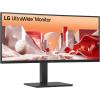 imageLG 34U65ZAB UltraWide 34Inch 3800R Curved Monitor QHD 3440 x 1440 IPS Builtin Power 3800R HDR10 HDMI DisplayPort USB TypeC 90W PD Builtin Speaker TiltHeightSwivel Stand Black
