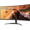 imageLG 34WP60CB 34Inch 219 Curved UltraWide QHD 3440x1440 Gaming Computer Monitor with 160Hz sRGB 99 Color Gamut and HDR 10 AMD FreeSync Premium and 3Side Virtually Borderless Screen TiltBlack