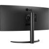 imageLG 34WR55QKB 34inch UltraWide WQHD 3440 x 1440 Curved Computer Monitor 100Hz 5ms HDR10 Reader Mode HDMI DisplayPort USB TypeC TiltHeight Adjustable Stand Black