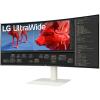 imageLG 38WR85QCW 38 inch Curved UltraWide WQHD Nano IPS VESADisplayHDR 600 144Hz 1ms USB TypeC 90W Computer Monitor NVIDIA GSYNC AMD FreeSync Premium Pro HDMI DisplayPort TiltHeightSwivel Stand White
