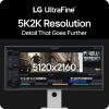 imageLG 40U990AW 40inch Ultrafine 5K2K WUHD 5120 x 2160 Nano IPS Curved Monitor Thunderbolt 5 DisplayHDR 600 Builtin Power Speaker 120Hz HDMI 21 DP 21 USB C TiltHeightSwivel Stand White
