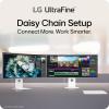 imageLG 40U990AW 40inch Ultrafine 5K2K WUHD 5120 x 2160 Nano IPS Curved Monitor Thunderbolt 5 DisplayHDR 600 Builtin Power Speaker 120Hz HDMI 21 DP 21 USB C TiltHeightSwivel Stand White