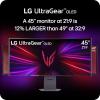 imageLG 45GS95QE Ultragear OLED Curved Gaming Monitor 45Inch WQHD 800R 240Hz 003ms DisplayHDR True Black 400 AMD FreeSync Premium Pro NVIDIA GSync HDMI 21 DisplayPort TiltHeightSwivel Stand  Black
