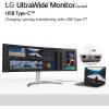 imageLG 49WQ95CW 49 Inch 329 Curved UltraWide DQHD 5120 x 1440 Nano IPS Monitor NVIDIA GSYNC Compatible ampamp AMD FreeSync Premium Pro HDMI 21 ampamp USB TypeC 90W PD TiltHeightSwivel AdjustableUltraWide 49WQ95CW