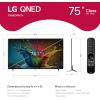 imageLG 75Inch Class QNED99T Series Mini LED Smart TV 8K Processor Flat Screen with Magic Remote AIPowered with Alexa Builtin 75QNED99TUA 202475 inches